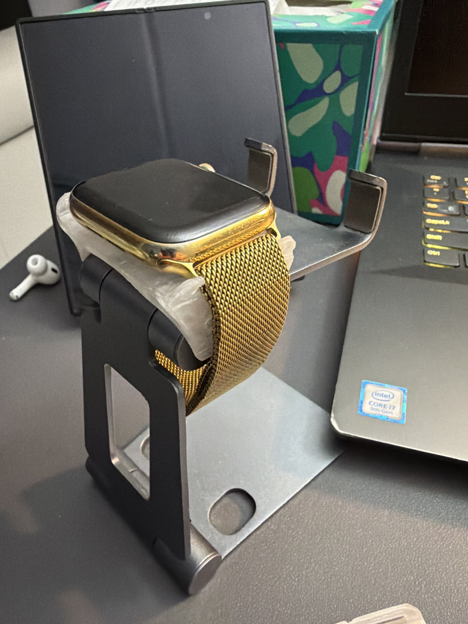 Watch fit on adapter